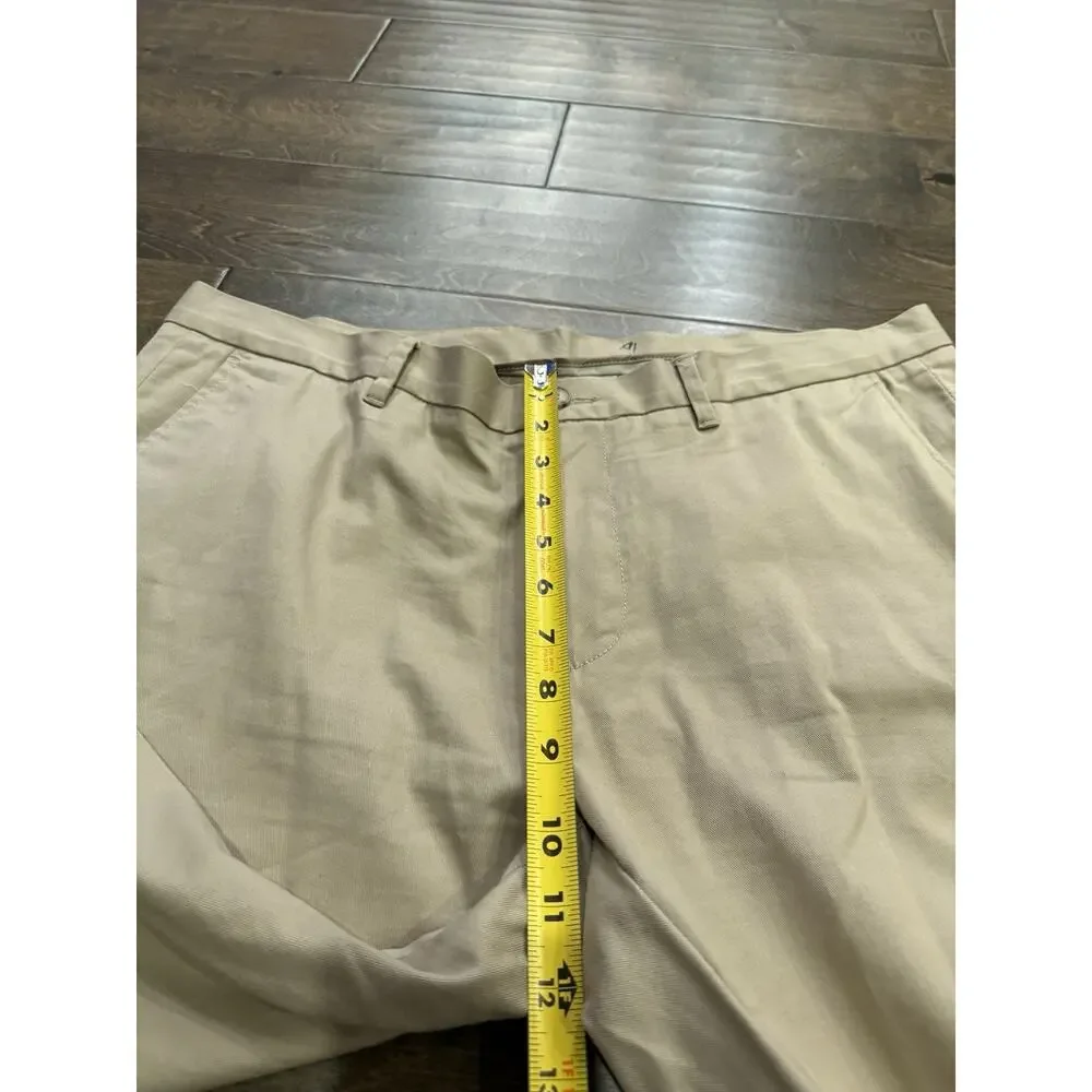 MNG by Mango Mens Beige Flat Front Chino Pants Size 36